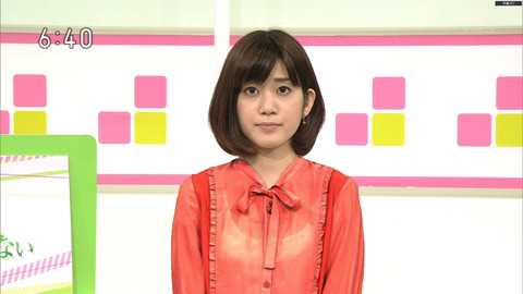 合原明子アナが透け透けシースルー…NHK朝の顔がこの格好はないだろ…（※画像あり）