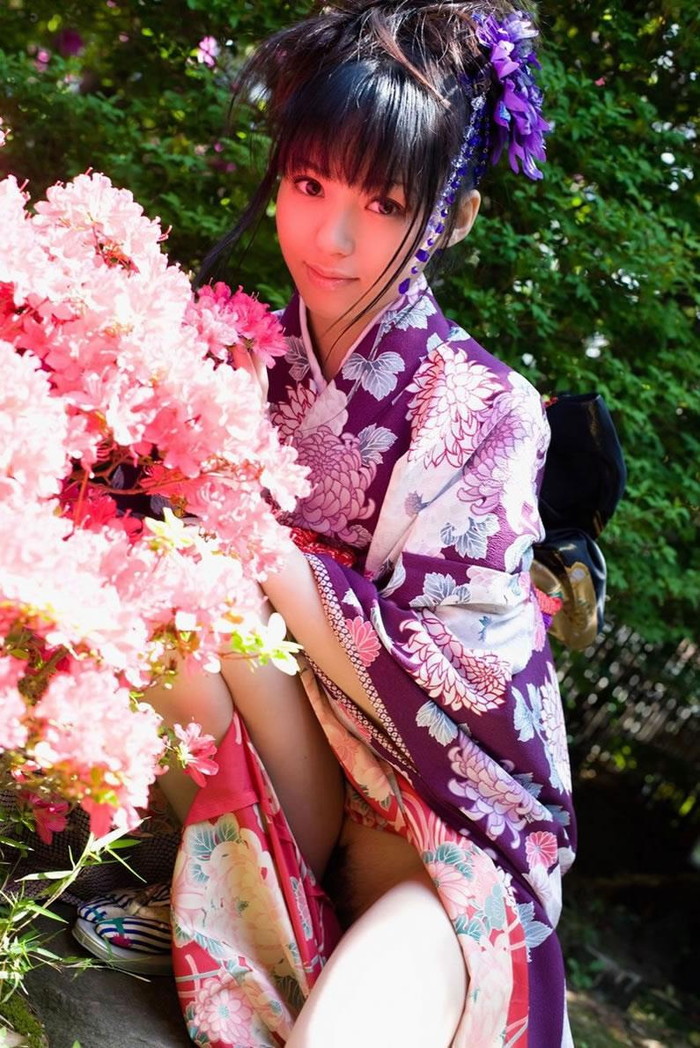 【和服エロ画像】やっぱり日本人でよかったと思う和服の女の子たちのエロスｗ 30