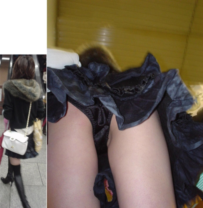 【パンチラエロ画像】直下から女の子のスカートの中を盗撮！パンチラ不可避！ 10