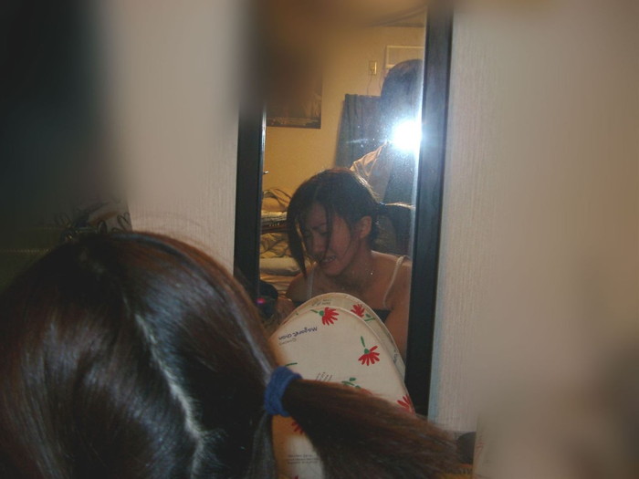 【カップル鏡撮りエロ画像】自分たちのセックスを鏡で自撮りする素人カップル！ 15