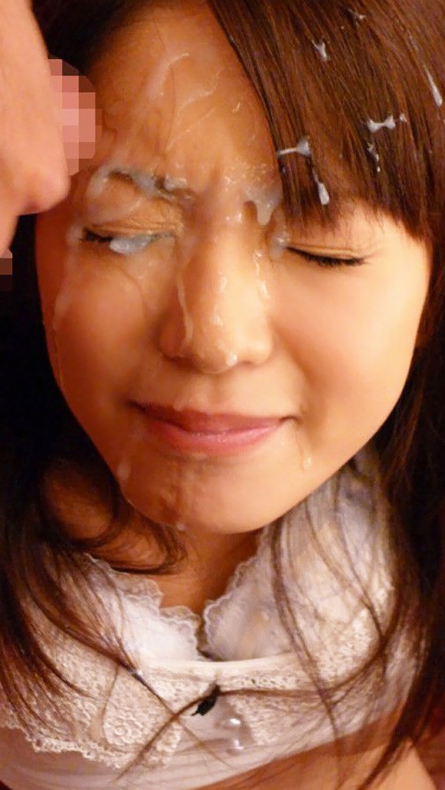 【顔射エロ画像】ドロドロのザーメンを女の子の顔めがけて発射！ｗｗｗｗ 18